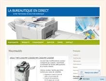 Tablet Screenshot of bureautique-direct.fr